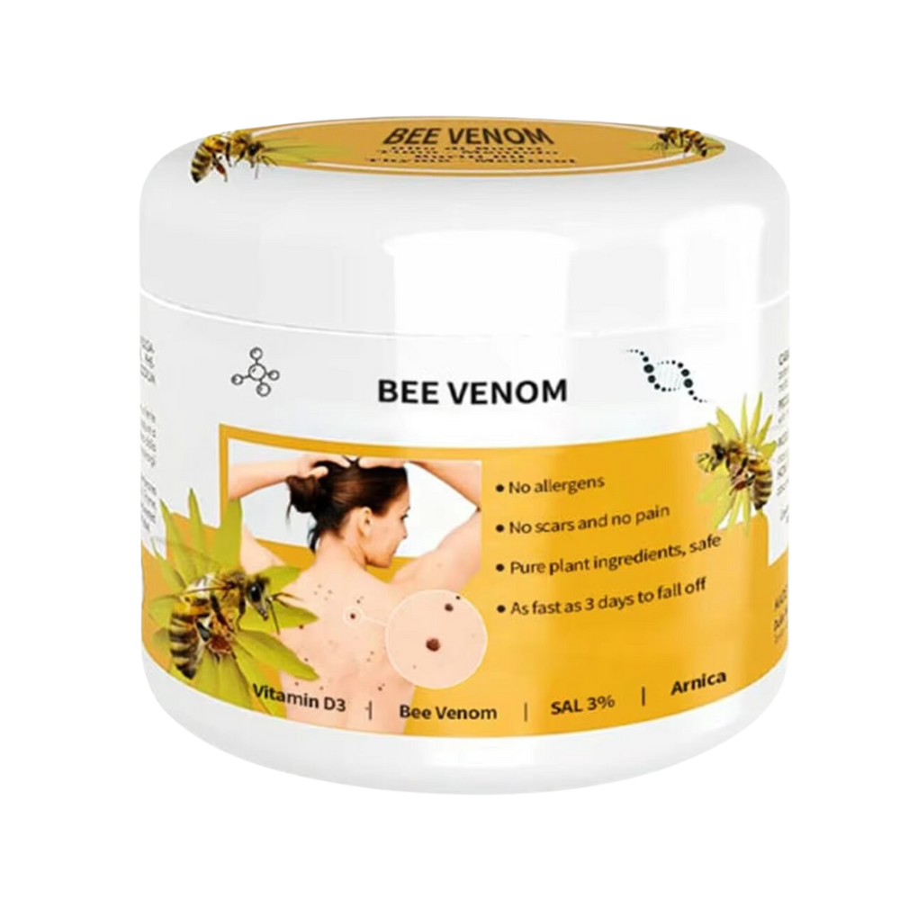 Bee Venom Cream for Skin Renewal – Lightweight Botanical Ointment to Remove Skin Tags & Soothe All Types Bee Poison Cream