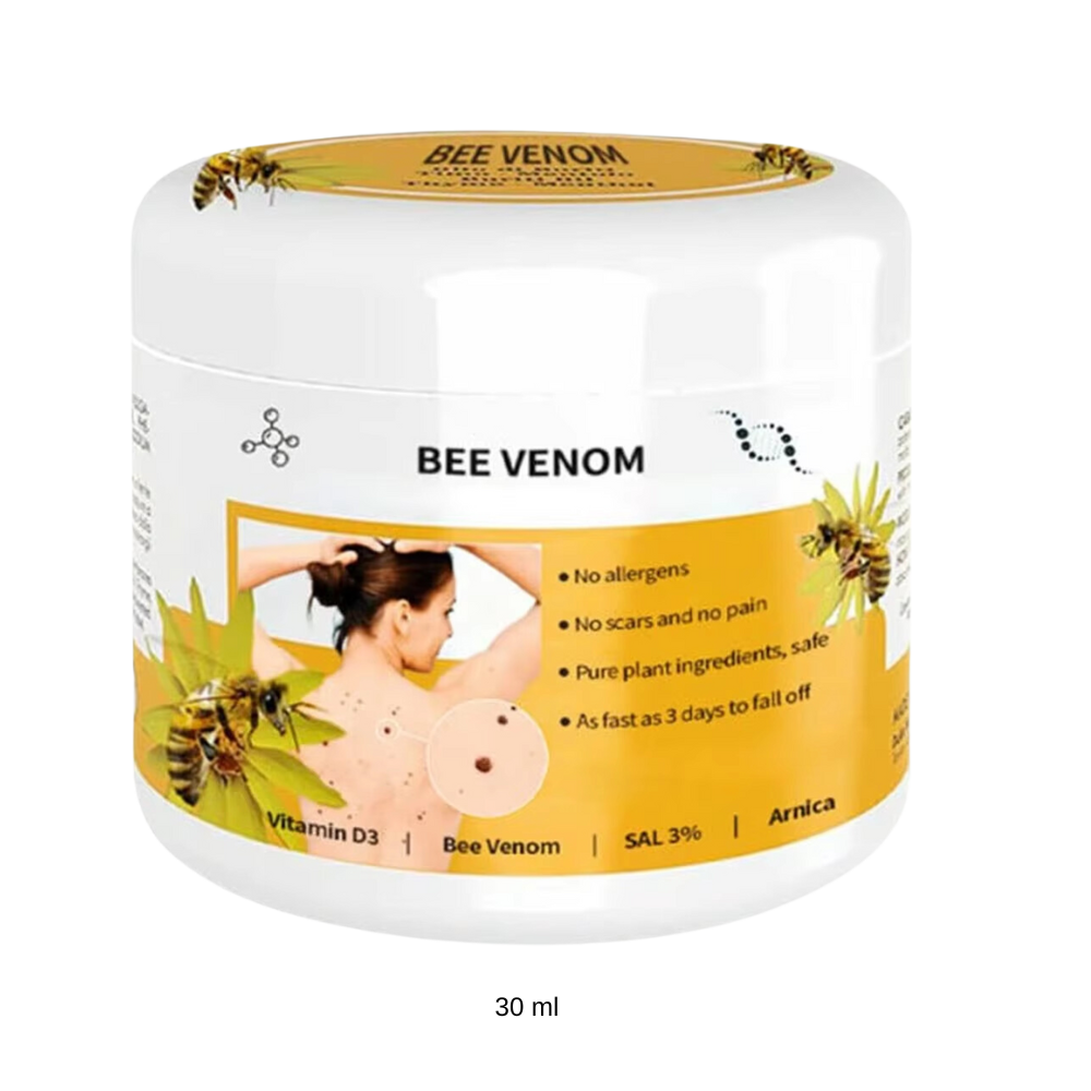Bee Venom Cream for Skin Renewal – Lightweight Botanical Ointment to Remove Skin Tags & Soothe All Types Bee Poison Cream