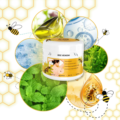 Bee Venom Cream for Skin Renewal – Lightweight Botanical Ointment to Remove Skin Tags & Soothe All Types Bee Poison Cream