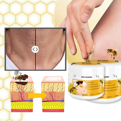Bee Venom Cream for Skin Renewal – Lightweight Botanical Ointment to Remove Skin Tags & Soothe All Types Bee Poison Cream