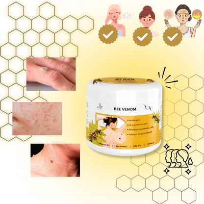 Bee Venom Cream for Skin Renewal – Lightweight Botanical Ointment to Remove Skin Tags & Soothe All Types Bee Poison Cream