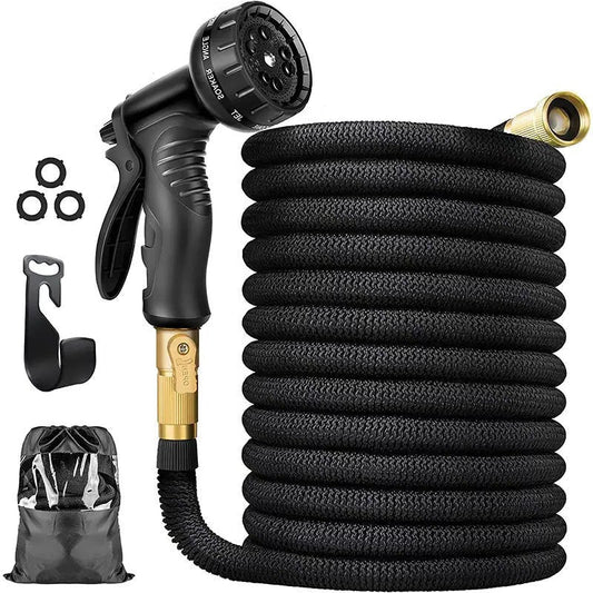 100FT Expandable Garden Hose | Lightweight, Kink-Free & Ideal for Gardening, Car Washing & Yard Cleanup