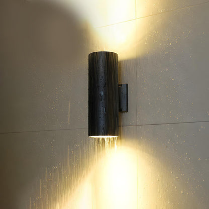Cylinder Waterproof Outdoor Up and Down LED Wall Lights | Exterior lighting fixtures |  Modern Exterior Wall Sconce lights, IP65 Rated & Ideal for Porch, Patio, and Garden Use