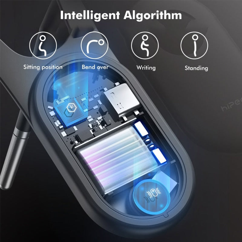 Smart Neck Posture Corrector for Men & Women | Intelligent Back Brace for Spine Alignment | Hunchback & Kyphosis Support