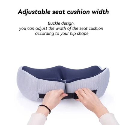Adjustable Memory Foam Seat Cushion | Customizable Support for Pressure Relief & Comfort in Office, Car, or Home Use