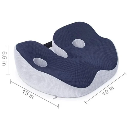 Adjustable Memory Foam Seat Cushion | Customizable Support for Pressure Relief & Comfort in Office, Car, or Home Use