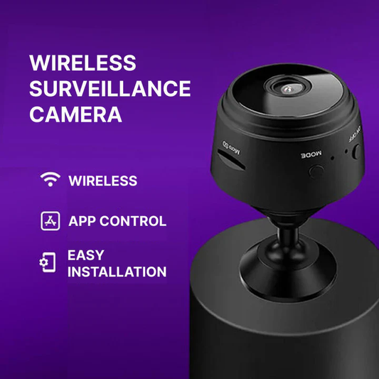 Mini Wireless Security Camera | HD 1080p, Night Vision & Motion Detection for Home and Office Surveillance