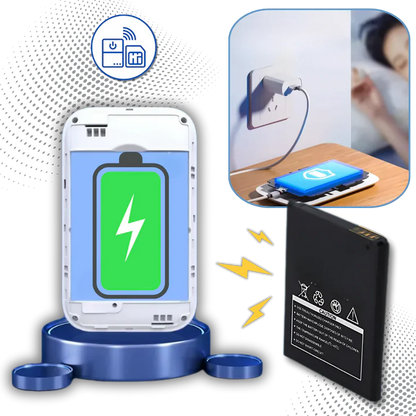 Portable 4G LTE Wi-Fi Hotspot | Connects Up to 10 Devices, Rechargeable Battery & Ideal for Travel and Remote Work