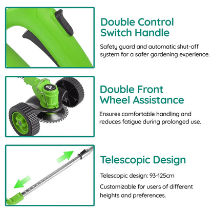 Cordless Electric Grass Trimmer | Lightweight, Rechargeable & Ideal for Lawn Maintenance and Edging