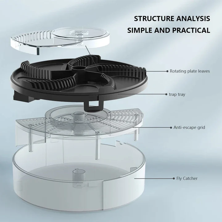 Automatic Fly Catcher | Chemical-Free, Portable & Ideal for Indoor and Outdoor Use