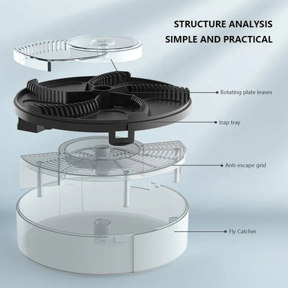 Automatic Fly Catcher | Chemical-Free, Portable & Ideal for Indoor and Outdoor Use