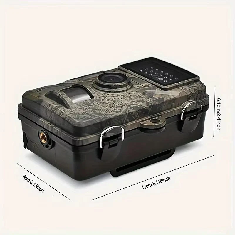 Night Vision Outdoor Wildlife Camera for Animals, Infrared, Motion Detection, Waterproof, Ideal for Nature Observation