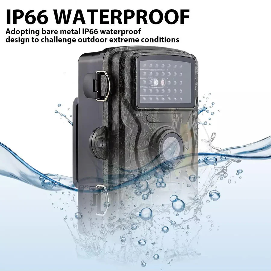 Night Vision Outdoor Wildlife Camera for Animals, Infrared, Motion Detection, Waterproof, Ideal for Nature Observation