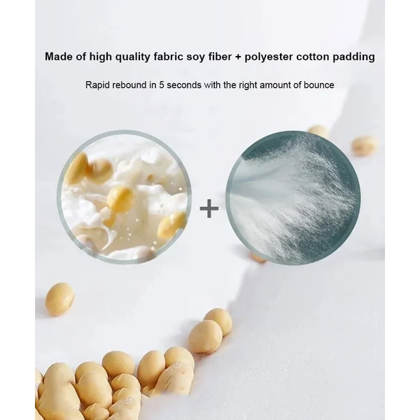 Ergonomic Goose Down Pillow, Cervical Support Comfort Down Pillow, Sleep Enhancing Pillow