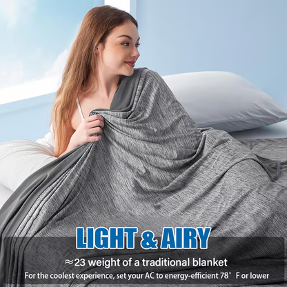 Summer Cooling Blanket | Dual-Sided, Lightweight & Breathable for Hot Summer Nights