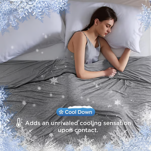 Summer Cooling Blanket | Dual-Sided, Lightweight & Breathable for Hot Summer Nights