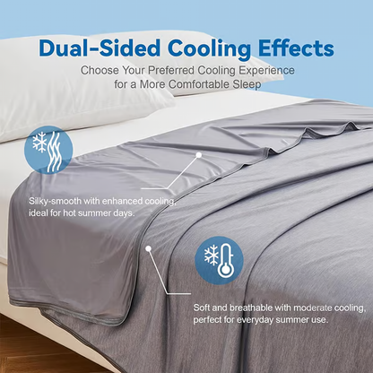 Summer Cooling Blanket | Dual-Sided, Lightweight & Breathable for Hot Summer Nights