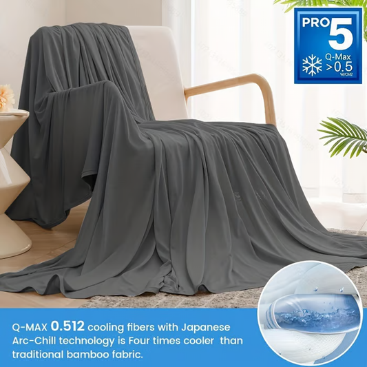 Summer Cooling Blanket | Dual-Sided, Lightweight & Breathable for Hot Summer Nights