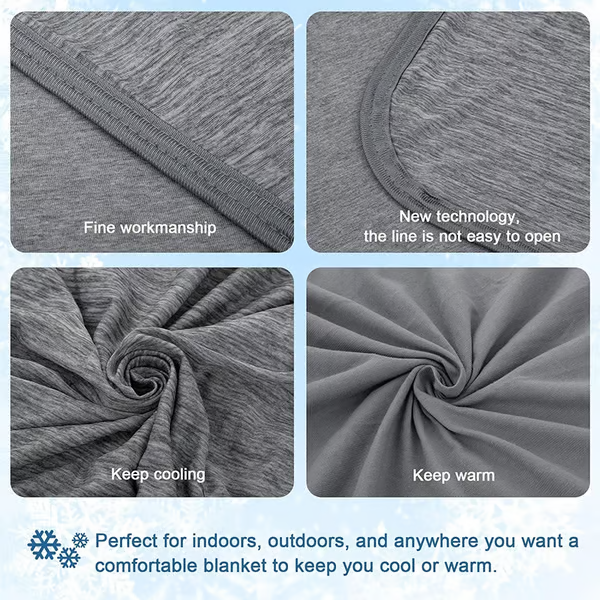 Summer Cooling Blanket | Dual-Sided, Lightweight & Breathable for Hot Summer Nights