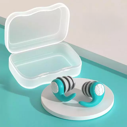 Silicone Earplugs for Sleeping | Noise Cancelling, Comfortable Fit & Ideal for Travel, Studying & Noise-Sensitive Environments