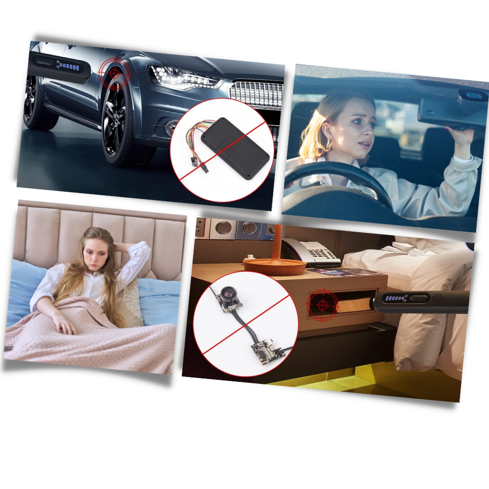 Professional Hidden Camera Detector with RF Signal Detection for Home and Office Security