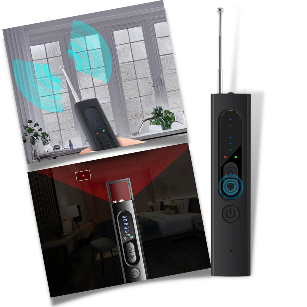 Professional Hidden Camera Detector with RF Signal Detection for Home and Office Security