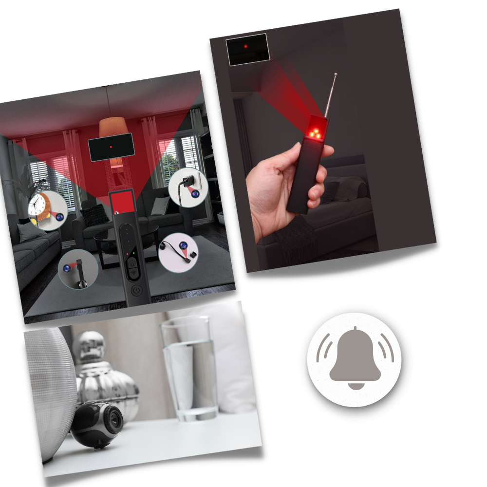 Professional Hidden Camera Detector with RF Signal Detection for Home and Office Security