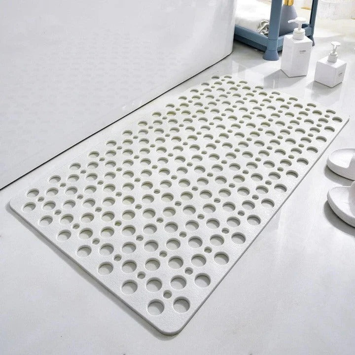 Non-Slip Shower Mat | Textured Surface with Suction Base for Safe Use in Showers, Bathtubs & Bathroom Floors