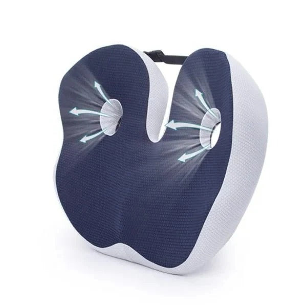 Adjustable Memory Foam Seat Cushion | Customizable Support for Pressure Relief & Comfort in Office, Car, or Home Use