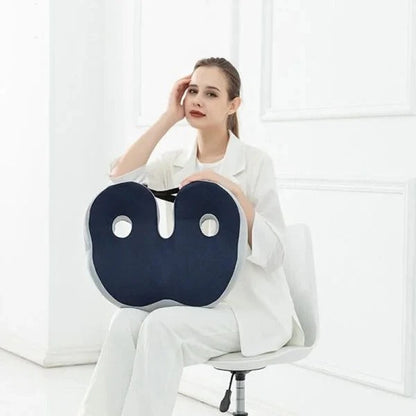 Adjustable Memory Foam Seat Cushion | Customizable Support for Pressure Relief & Comfort in Office, Car, or Home Use