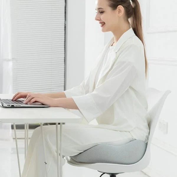 Adjustable Memory Foam Seat Cushion | Customizable Support for Pressure Relief & Comfort in Office, Car, or Home Use