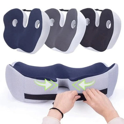 Adjustable Memory Foam Seat Cushion | Customizable Support for Pressure Relief & Comfort in Office, Car, or Home Use