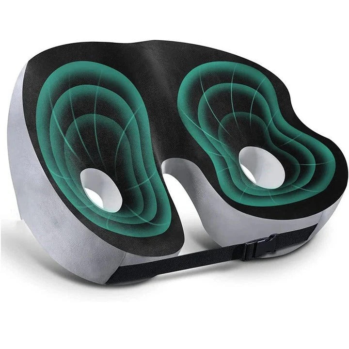 Adjustable Memory Foam Seat Cushion | Customizable Support for Pressure Relief & Comfort in Office, Car, or Home Use