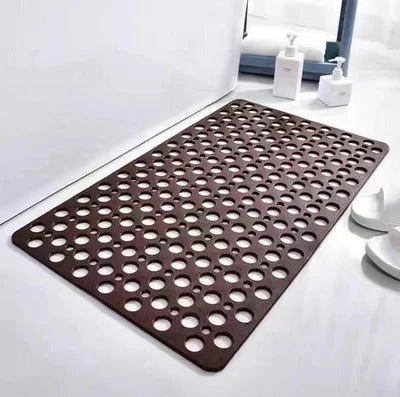 Non Slip Shower Mat | Textured, Washable & Drainage Design for Flat Surfaces in Indoor Showers