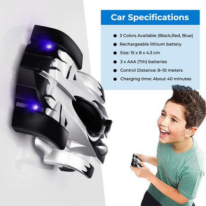 RC Wall Climbing Car Toy | Gravity-Defying, Suction Technology for Thrilling Stunts and Action Play