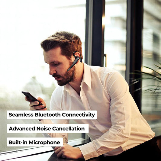 Bluetooth 5.1 Dual Wireless Headset | Noise-Canceling, Comfortable & Ideal for Music and Calls