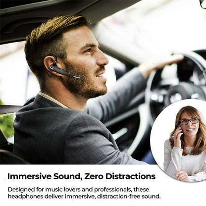 Bluetooth 5.1 Dual Wireless Headset | Noise-Canceling, Comfortable & Ideal for Music and Calls