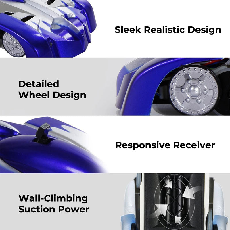 RC Wall Climbing Car Toy | Gravity-Defying, Suction Technology for Thrilling Stunts and Action Play