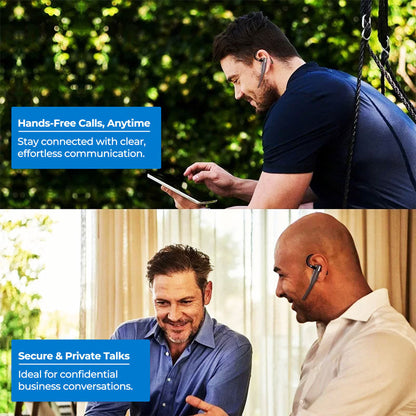 Bluetooth 5.1 Dual Wireless Headset | Noise-Canceling, Comfortable & Ideal for Music and Calls
