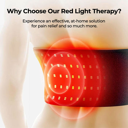 Infrared Light Therapy Pad Belt | Medical-Grade Pain Relief & Healing for At-Home Use