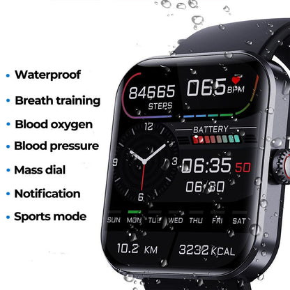 Non Invasive Blood Glucose Meter Smartwatch | 24/7 Health Monitoring & Motion Insights for Active Lifestyles