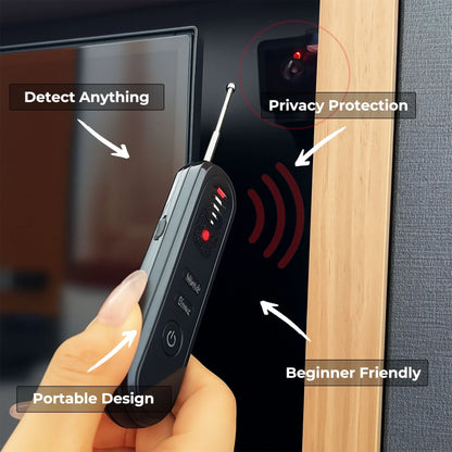 Smart Camera and GPS Detector | Compact, Powerful Device for Locating Hidden Cameras and Audio Bugs