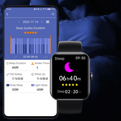 Non Invasive Blood Glucose Meter Smartwatch | 24/7 Health Monitoring & Motion Insights for Active Lifestyles