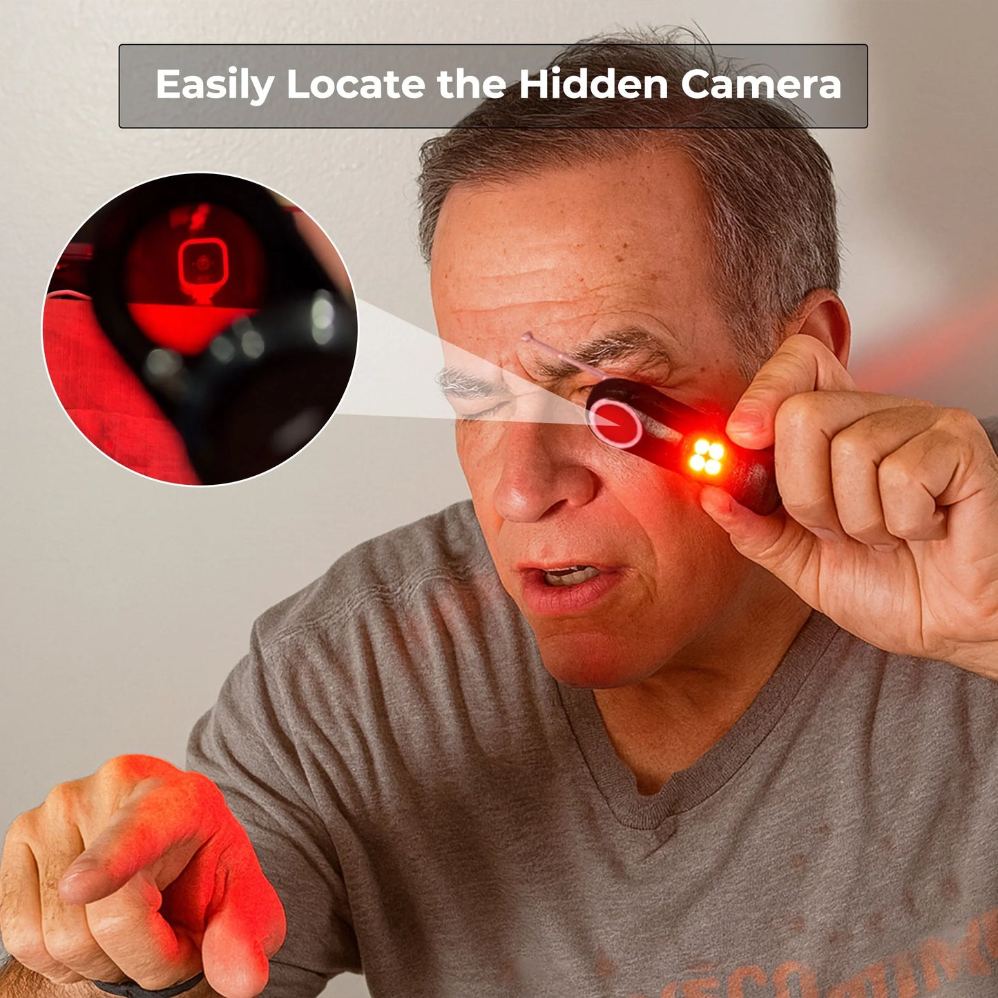 Smart Camera and GPS Detector | Compact, Powerful Device for Locating Hidden Cameras and Audio Bugs