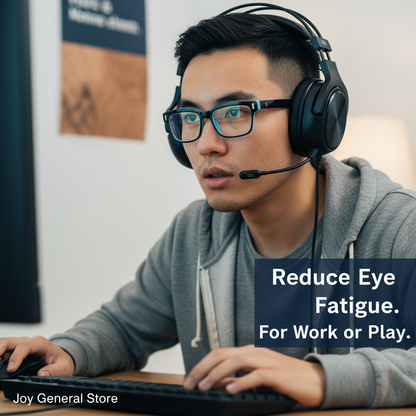 Clarity Blue Glasses - Blue Light Blocking Screen Glasses | With UV Protection - Reduces Eye Strain - Improves Sleep Quality - Relieves Eye Fatigue