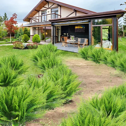 UV Resistant Lifelike Artificial Boston Fern For Outdoors