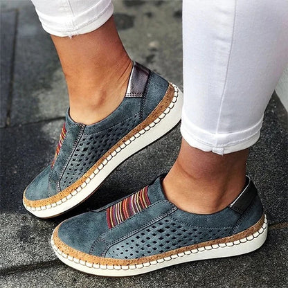 Women's Breathable Flat Bottom Sneakers | Three-Arch Support for Bunion Pain Relief & All-Day Comfort