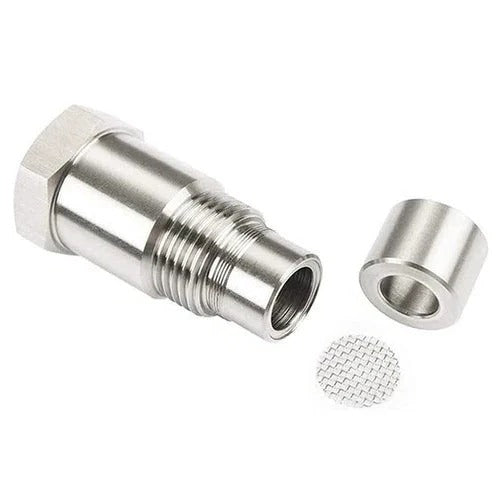 Car O2 Sensor Adapter | M18*1.5 Thread, Built-in Mini Catalytic Converter for Off-Road Use