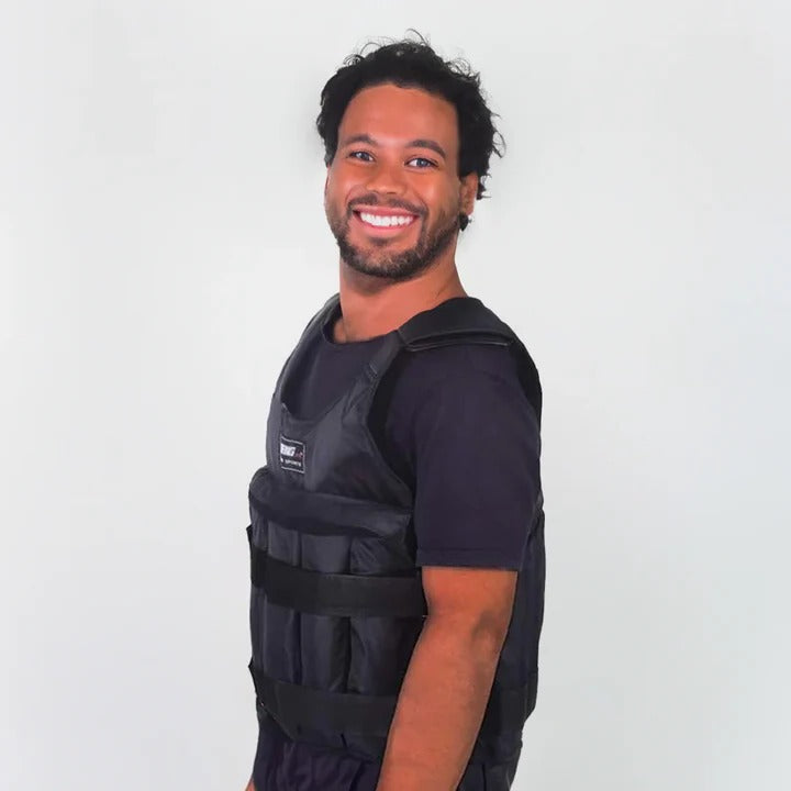 110-Pound Adjustable Exercise Weighted Vest | Customizable Fit for Strength Training, Cardio & CrossFit Workouts
