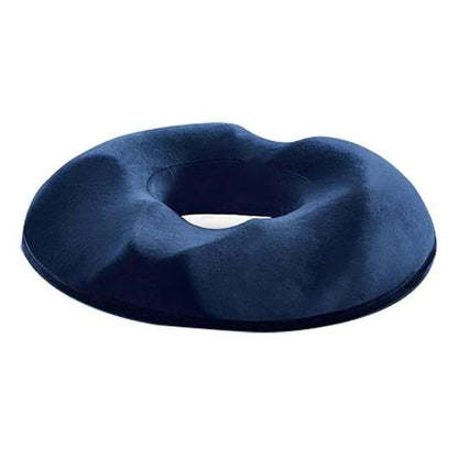 Ergonomic Donut-Shaped Memory Foam Cushion | Pain Relief for Hemorrhoids, Coccyx & Tailbone Discomfort at Home or Office